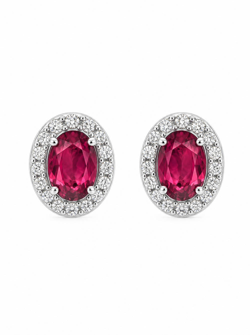 Rose Tourmaline Halo - Vista 1
