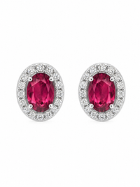 Rose Tourmaline Halo - Vista 1