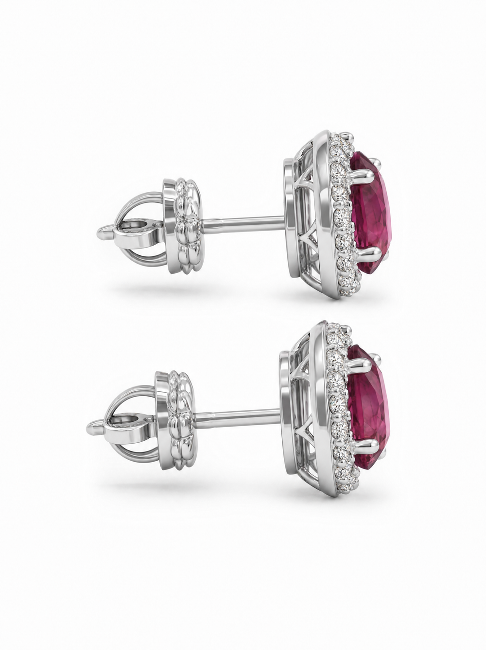 Rose Tourmaline Halo - Vista 4