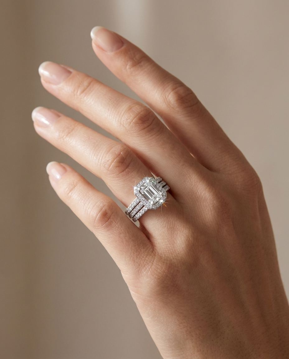Anillo Éclat Lumière - Lifestyle en mano de mujer