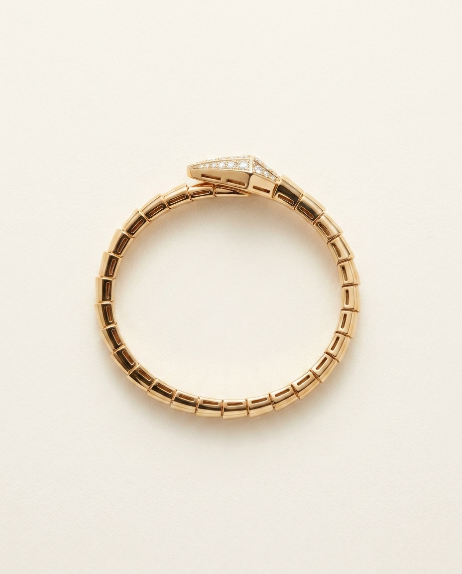 Brazalete Éclat Serpenti - Vista cenital