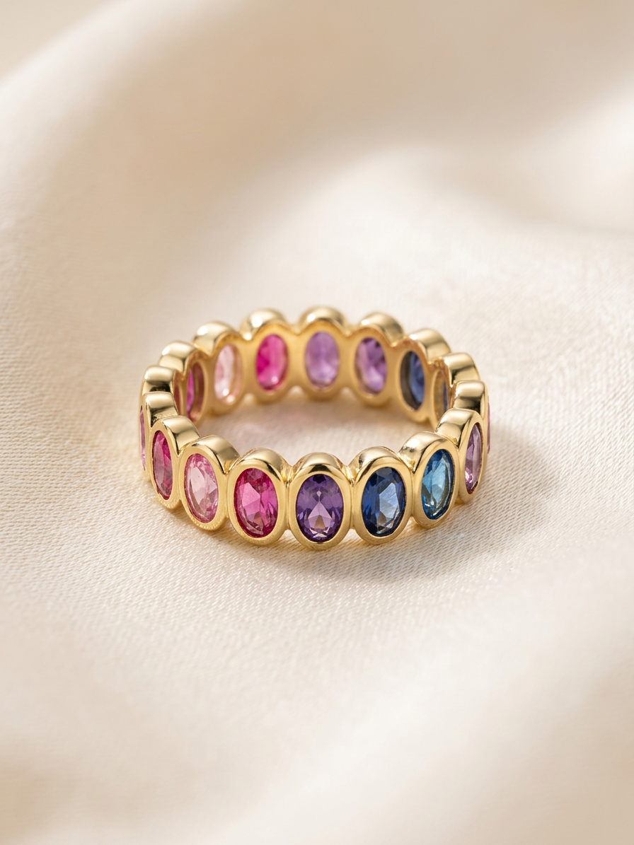 Anillo Iris - Ángulo 3/4