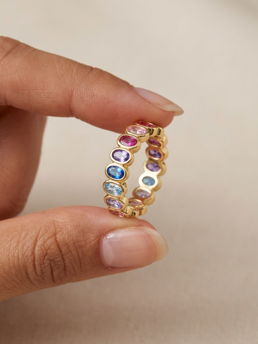 Anillo Iris - Escala real