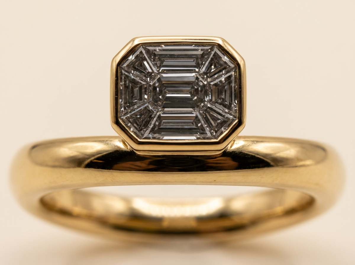 Anillo Octave - Macro diamantes