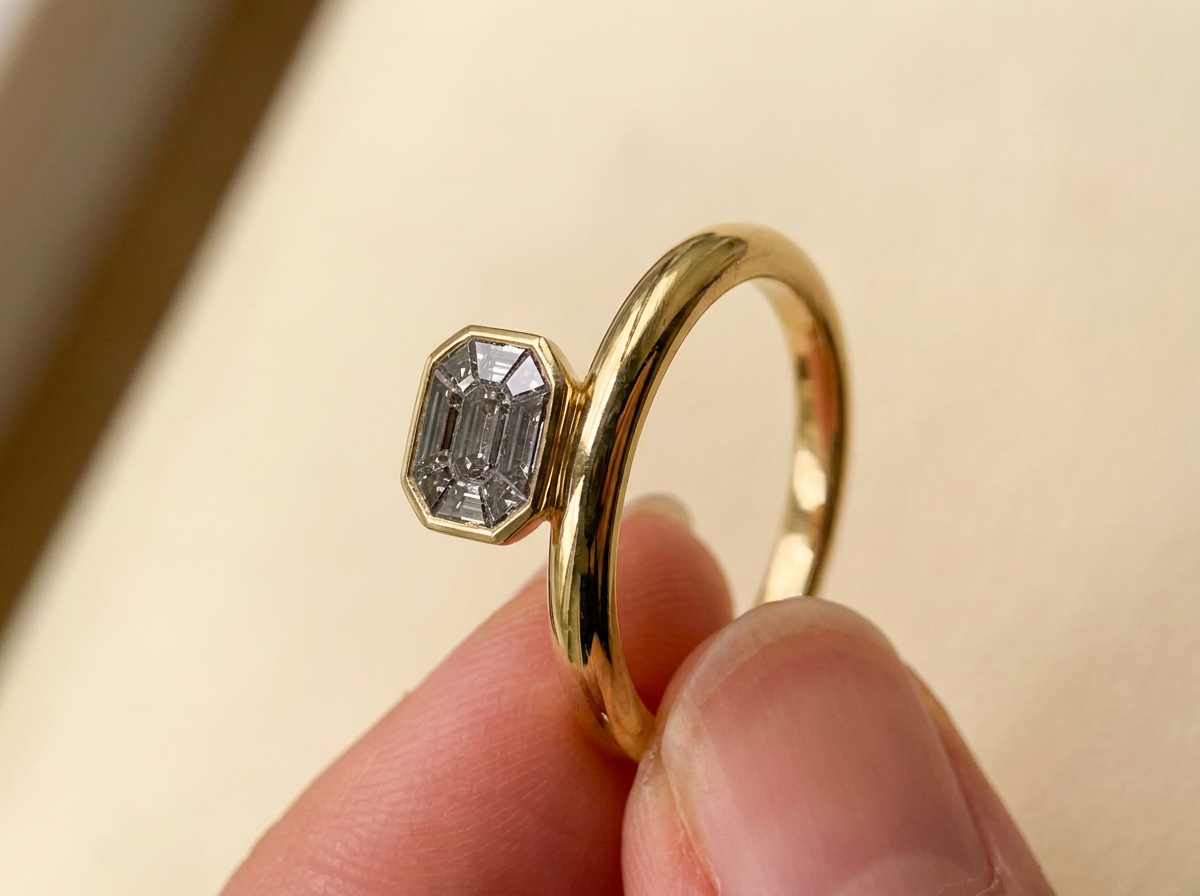 Anillo Octave - Escala real