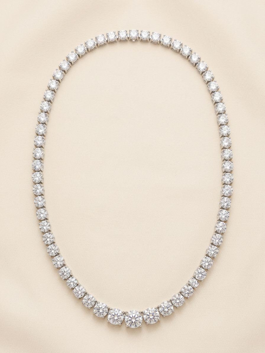 Collar Rivière - Vista oval